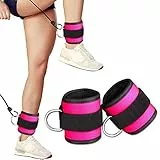 Cinghie per Caviglia, 2 Pezzi Ankle Straps, Cavigliere Cavi Palestra Fitness, Fitness Regolabile Ankle Strap, Cinghie per Caviglia Palestra, Cinghie per Caviglia Palestra Attrezzi per Palestra