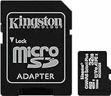 Kingston Canvas Select Plus SDCS2/32GB Scheda microSD Classe 10 con Adattatore SD Incluso, 32 GB