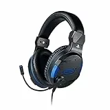 Bigben Cuffia Gaming Licenza Ufficiale Sony - - Playstation 4, Nero/Blu