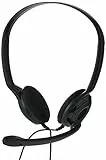 Sennheiser PC 5 Chat - Cuffie per comunicazione Internet, E-Learning e Gaming - Microfono a cancellazione del rumore, per gioco casual, leggero, alto comfort, minimalista, nero