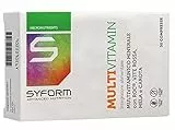 SYFORM MULTIVITAMINICO NATURALE Integratore alimentare 30 capsule completo contro malnutrizione e stanchezza. 27 Vitamine, sali minerali e antiossidanti naturali vitalità energia