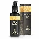 Acido Salicilico 100ml - Detergente Viso contro Punti Neri, Brufoli, Pori Dilatati - Scrub Viso - Siero Viso - Siero Anti Imperfezioni Peeling Viso Esfoliante – Pulizia Viso Skincare - Satin Naturel