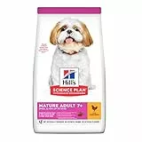 Hills Science Plan Mangime secco, gusto pollo, per cani adulti 7+ di taglia piccola e media, 1.5 kg