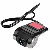 adas dash cam + Dash Cam 1080P Full HD DVR Registratore di guida per auto Fotocamera da cruscotto 140 ° Grandangolo Smart GPS ADAS Registratore di guida Monitor di parcheggio