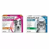 Frontline Triact, 6 Pipette, Cane S (5-10Kg), Antiparassitario per Cani e Cuccioli di Lunga Durata & Spot On, 4 Pipette, Gatto, Antiparassitario per Gatti e Gattini di Lunga Durata