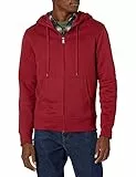 Amazon Essentials Felpa in Pile con Cappuccio e Cerniera Intera (Disponibile nelle Taglie Big & Tall) Uomo, Rosso, L