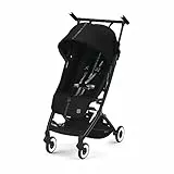 CYBEX Gold Passeggino Libelle con Cintura One-Pull, Per Bambini da 6 Mesi a 4 Anni Circa (Max. 22 kg), Ultraleggero (Solo 6 kg), Moon Black (Nero)