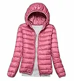 Piumino Leggero Donna Con Cappuccio Piumini Leggeri Giacca Piumino Leggeri Donna Giacconi Invernali Cappotto Piumino Ultraleggero Pesante Giubbotti Imbottiti Giubbini Giacca Imbottito Invernale Rosa