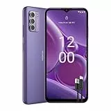 Nokia G42 Smartphone 5G 128GB, RAM 6GB espand. 11GB, Tripla Camera 50 Mp, Display HD+ 20:9 90Hz da 6.56″, Android 13, Batteria da 5000 mAh, Dual Sim, Purple, versione con cavo USB Type-C aggiuntivo