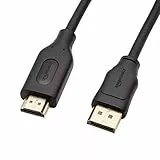 Amazon Basics - Cavo da DisplayPort a HDMI, con connettori rivestiti in oro, 1,8 m