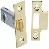 YALE YALPM888PB30 Chiavistello Tubolare a mortasa, Dove Non è Necessario Un bloccaggio, 76 mm, Finitura, Ottone Lucido, 3 Inch/76 mm