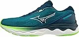 Mizuno Wave Skyrise 3, Scarpe da Corsa Uomo, Algiers Blue White Greengecko, 41 EU