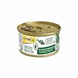 GimCat Superfood ShinyCat Duo Tonno con zucchine, Mangime per gatti con filetto succulento senza aggiunta di zuccheri per gatti adulti, 24 scatolette, 24 x 70 g