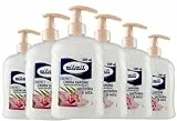 Milmil Sapone Liquido, Fragranza Orchidea & Seta, Formula Idratante per Pelli Sensibili, con Dispenser, Sapone Mani, Viso e Corpo, Dermatologicamente Testato - 6 x 500 ML