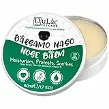 Crema Naso per Cani Naturale e Senza Profumo Dulàc Made in Italy con Vitamina E, Calendula, Burro di Karité e Cera d'Api - Balsamo Idratante per Il Naso Screpolato del Cane, Ripara e Protegge