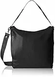 Mandarina Duck Mellow Leather, Borsa a Spalla Donna, Nero (Nero), 33x33x10 (L x H x W)