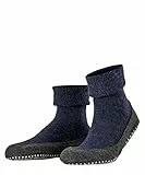 FALKE Cosyshoe M HP lana con suola in gomma 1 paio, Pantofole a calzino Uomo, Blu (Dark Blue 6680), 43-44