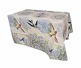 BOTTICELLI HOME ALAMBRA STORE TOVAGLIA DA TAVOLA IN COTONE STAMPA DIGITALE NUOVA COLLEZIONE MADE IN ITALY (VARIANTE 2, 12 POSTI)