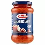 Barilla - Sugo all'Amatriciana - Salsa Pronta al Pomodoro con Pancetta, Cipolla e Peperoncino - 400 gr