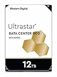 Western Digital WD Ultrastar 12TB DC HC520 SATA HDD, 3,5 pollici, disco rigido interno per server 256 MB di cache, classe Enterprise (ricondizionato)