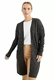 C&A Donna Cardigan Grigio Scuro 2XL