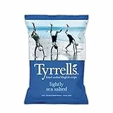 TYRRELLS, Chips Lightly Salted, Patatine Leggermente Salate, Ideali come Snack per Merende, Aperitivi, Antipasti o Feste, Senza Coloranti e Senza Glutine, Busta da 150 g