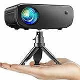 Proiettore, ELEPHAS 2023 WiFi Mini Proiettore, 15000 Lux 1080P HD Proiettore portatile compatibile con iOS/Android/Tablet/HDMI/TV Stick/USB (borsa e treppiede inclusi)