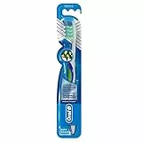 Oral-B Pro-Expert, Spazzolino Denti Manuale, Setole Morbide Angolate CrissCross, Delicato sullo Smalto, 1 Pezzo Azzurro, Verde e Bianco