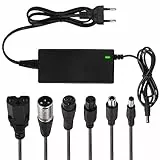 Hojalis Caricatore Monopattino Elettrico, Batteria Monopattino Elettrico con 6 Connettori, 42V Caricabatteria per Xiaomi Scooter, 36V Hoverboard, Scooter Elettrico, Bici Equilibrata, Drifting Board