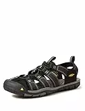 KEEN Clearwater Cnx, Sandali Uomo, Nero (Black/Gargoyle), 45 EU