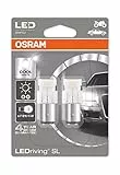 OSRAM LEDriving SL Retrofit P21/5W, lampade retrofit LED, illuminazione esterna auto, 1458CW-02B, bianco freddo, 12V, blister doppio (2 lampade)