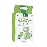 AqpetFriends Lettiera CattyGreen Sabbia per Gatti alla Soia Naturale di origine Vegetale profumazione Gelsomino