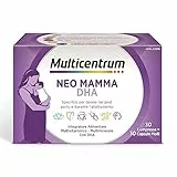 Multicentrum Neo Mamma DHA, Integratore Alimentare Multivitaminico e Multiminerale, Fonte di Vitamine che Forniscono Numerosi Benefici per le Neo Mamme, 30 compresse + 30 capsule molli