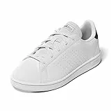 adidas Advantage K, Sneaker Unisex - Bambini e ragazzi, Cloud White Core Black Silver Met, 38 EU