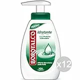 Set 12 BOROTALCO Sapone Liquido 250 Idratante Cura E Pulizia Del Corpo