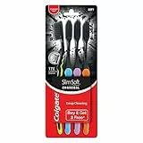Colgate Carbone morbido sottile, confezione da 3