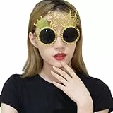 Apooke 2024 Accessori per feste di Capodanno Occhiali da sole Capodanno Party Occhiali da sole Costume Accessori Decorazione per la casa Paillettes Montatura Occhiali Divertente Festa Occhiali Festivi