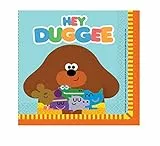 amscan- Hey Duggee-Tovaglioli da Pranzo, Blu, 33 centimeters, 9908518