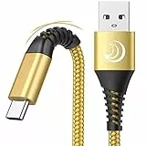 Yosou Cavo USB C,Cavo USB Tipo C 2M Cavo di Ricarica Rapida 2Pezzi Carica Caricabatterie per Samsung S20 Plus S21 S8 S9 S10 A40 A12 A41 A42 A50 A51 A52 A71 A72 A21s,Huawei P9 P20 P10 P30,Xiaomi,Sony