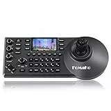 FoMaKo PTZ Controller RS232 RS485, 3D IP PTZ Camera Controller tastiera con controller joystick per la trasmissione e la videoconferenza HDMI NDI Camera (KC608 Pro)