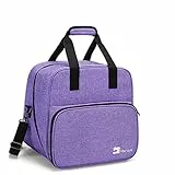 Yarwo Borsa per Tagliacuci, Borse da Trasporto per Macchine Tagliacuci e Accessori, con Tavola di Legno Inferiore Staccabile e Tasche, Viola