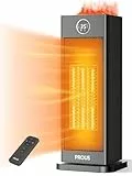 PROUS Termoventilatore Ceramico, Umidificatore con Termostato, 2000W Stufetta, Oscillazione a 70°, 2S Riscaldamento Rapido, Timer da 12H, Termoventilatore Basso Consumo per Camera Ufficio Stanza