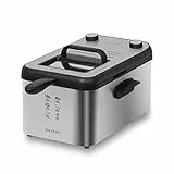 Cecotec Friggitrice elettrica Full Inox CleanFry 3000
