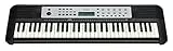 Yamaha Digital Keyboard YPT-270, Tastiera Digitale con 61 Tasti adatta per Principianti, Design Portatile e Leggero, numerosi Suoni e Stili di Accompagnamento, Nero