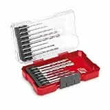 Set di punte originali Einhell M-CASE da 16 pezzi (punte per legno, punte per pietra e punte per metallo con gambo E 6.3 per avvitatori e trapani a batteria, inclusa la scatola di conservazione)