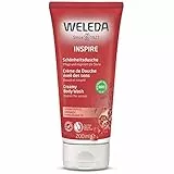 Weleda Doccia Cremosa Melograno, bagnoschiuma cremoso dalla fragranza sensuale di arancia, davana e vaniglia, con tensioattivi di origine vegetale (1X200 ml)