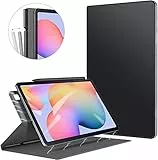ZtotopCase Custodia per Samsung Galaxy Tab S6 Lite, Cover Magnetica Intelligente Ultra Sottile con Portapenne e Funzione Sleep/Wake Automatica, per Samsung Galaxy Tab S6 Lite 10,4 Pollici 2020, Nero