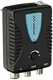 Meliconi AMP200, Amplificatore Antenna TV, Amplificatore Segnale Digitale Da Interni a 2 Vie, Alimentazione Diretta 220V, Filtro LTE