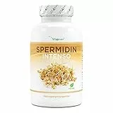 Spermidin Intenso - 180 capsule - Estratto di germe di grano ad alto dosaggio con 1,2 mg di spermidina per dose giornaliera - Ottimizzato con estratto di pepe nero - Vegan