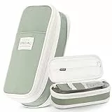 Ambolio Astuccio Grande Capacità Astuccio Portapenne Scuola Astuccio Studenti Cartoleria Sacchetti Portapenne per studenti, bambino, bambina e ufficio (Verde)